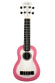 Kaimana UK-21 WHS Укулеле сопрано, цвет бело-розовый