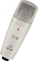Behringer C-3 конденсаторный микрофон (кардиоида/круг/восьмерка), 40 - 18000Гц, с держателем, ветрозащитой и кейсом