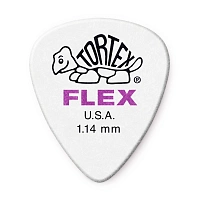 Dunlop 428P114 Tortex Flex Standard 12Pack  медиаторы, толщина 1,14 мм, 12 шт.