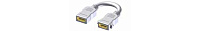 Procab BSP602/W Кабель-переходник HDMI 19-pin (розетка-розетка), белый