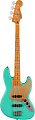 FENDER (C) SQUIER 40th ANN Jazz Bass MN Aged Hardware Satin Seafoam Green бас-гитара, цвет морская пена