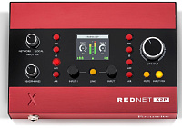 FOCUSRITE RedNet X2P Dante-интерфейс 2х2, 2 предусилителя Red Evolution, линейный стереовыход, предусилитель для наушников