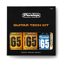 Dunlop 6504 System 65 Guitar Tech Kit набор для ухода за гитарой, 3 средства