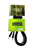 NordFolk NMC369/1M  кабель мини-джек стерео  мини-джек стерео, литые разъёмы, длина 1 метр