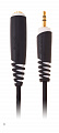 Klotz AS-EX10300  кабель удлинитель для наушников, 3,5 мм  стерео мини-джек (M) мини-джек (F), 3 м, черный
