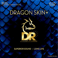 DR DBQ5-45 струны для 5-струнной бас-гитары, калибр 45-125, серия DRAGON SKIN+™