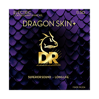 DR DEQ-11 струны для электрогитары, калибр 11-50, серия DRAGON SKIN+™