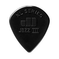 Dunlop 47PXLS Nylon Jazz III XL 6Pack медиаторы, острый кончик, толщина 1,38 мм, цвет черный, 6 шт.