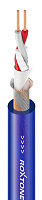 ROXTONE MC020/100 Blue Симметричный микрофонный кабель из бескислородной меди, 100 метров на картонной катушке, 2x0.25 кв.мм, D:6.5 мм, AWG: 23, 100% экранирование (спираль из луженой медной проволоки + алюминиевая фольга), цвет синий