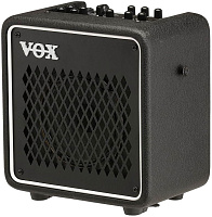 VOX MINI GO 10 портативный комбоусилитель, 10 Вт, цвет черный. 11 типов усилителей, 8 эффектов, 33 барабанных паттерна, вокодер