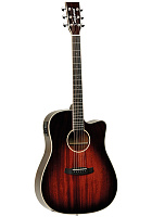 TANGLEWOOD TW5 E AVB электроакустическая гитара, тип корпуса - Dreadnought с вырезом, электроника Tanglewood Premium Plus EQ