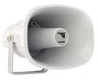 AMC HQ 10 Рупорный громкоговоритель пластиковый 10/ 7.5/ 5/ 2.5 Вт - 100 В, цвет белый, IP66