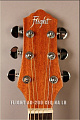 FLIGHT AD-200 CEQ NA LH  электроакустическая гитара с вырезом, леворукая, цвет натурал, скос под левую руку