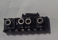 PAXPHIL PL003-BK  зажим верхнего порожка для электрогитары, черн.