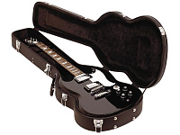 Rockcase RC10602 BCT/SB фигурный кейс для гитары типа SG, деревянная основа, черный tolex