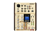 Phonic AM5GE Микшерный пульт, 5 каналов, Bluetooth, MP3-модуль с функцией звукозаписи и USB-интерфейс