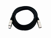 OMNITRONIC Cable MC-30, 3m, black, XLR m/f Кабель MC-30 балансный (микрофонный) звуковой XLR-3 “папа” - XLR-3 “мама”, длина 3 м.