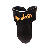 D'Andrea R6374 MD BLK Медиатор-коготь, упаковка 6 шт., материал пластик, размер средний, серия Fingerpicks & Thumbpicks