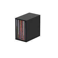 Glorious Record Box Black 55  подставка для хранения виниловых пластинок 12" (до 55 штук), цвет чёрный