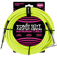 ERNIE BALL 6057  кабель инструментальный 7.62 м, прямой / угловой джеки