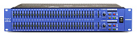 SAMSON S-curve 231 графический эквалайзер 2-канальный (31-полоса), регулировка +/- 12дБ с фиксацией в центре, стерео или двойной монорежим, фейдеры со светодиодами, 482x254x89 мм, вес 2.31 кг