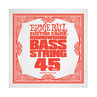 Ernie Ball 1645 струна для бас-гитар, никель, калибр .045