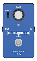 Behringer PH9 Педаль эффектов фейзер с аутентичным звучанием (фазовый сдвиг 90°)