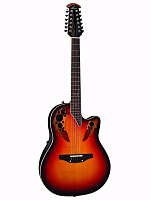 OVATION 2758AX-NEB Standard Elite 12-String Deep Contour Cutaway New England Burst 12-струнная гитара