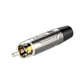 ROXTONE RF2CS-NG (set) Набор из двух разъемов RCA, цвет серебристый