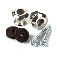Dunlop 2PSLS031N Straplok Dual Design Strap Button Set комплект креплений для ремня, цвет никель