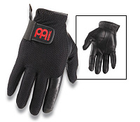 MEINL MDG-M - перчатки для барабанщика размер M, черные, закрытые пальцы