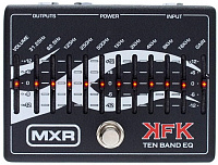 DUNLOP MXR KFK1 EU Kerry King Ten Band Equalizer Эффект гитарный 10-полосный эквалайзер