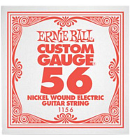 Ernie Ball 1156 струна для электро- и акустических гитар. Сталь, калибр .056