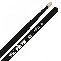 VIC FIRTH SAL - барабаннные палочки Abe Laboriel Jr, цвет черный, деревянный овальный наконечник, материал - гикори, длина 17", диаметр 0,630"