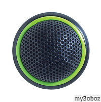 SHURE MX395B/BI-LED плоский врезной двунаправленный конференц. микрофон с индикатором, цвет черный.