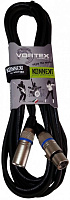 VORTEX KKFM1000  Кабель готовый микрофонный серии "KONNEKT", XLR3M  XLR3F, длина 10 м