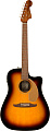 FENDER REDONDO PLAYER SUNBURST WN электроакустическая гитара, цвет санберст