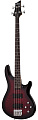 Schecter C-4 Plus STCB Бас-гитара, 4 струны, цвет See Through Cherry Burst