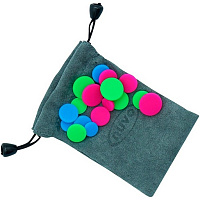 NUVO Coloured Key Caps Set (Mixed) накладки на клапаны силиконовые для jFlute/Student Flute, разноцветные