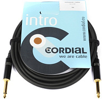 Cordial CCI 1.5 PP  инструментальный кабель моно-джек 6,3 мм/моно-джек 6,3 мм, 1,5 м, черный