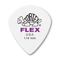 Dunlop 468P114 Tortex Flex Jazz III 12Pack  медиаторы, толщина 1,14 мм, 12 шт.