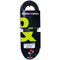 STANDS & CABLES MC-085XJ-5 кабель микрофонный, XLR "папа" - Jack 6.3 мм моно, черный, длина 5 метров