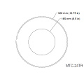 JBL MTC-24TR  Накладное кольцо для установки JBL Control 24 в отверстия диаметром до 250mm (10") Цвет: белый. 10 шт. в упаковке