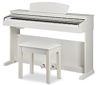 Becker BDP-82W цифровое пианино, цвет белый, клавиатура 88 клавиш с молоточками, банкетка и наушники в комплекте