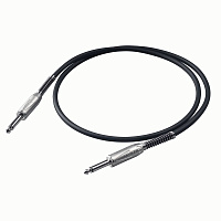 Proel BULK100LU2 кабель Mono Jack 6,3мм/Mono Jack 6,3мм, инструментальный, длина 2,0м (кабель HPC110, разъемы S230)