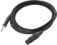 Cordial CPM 2.5 FV инструментальный кабель XLR мама - джек стерео 6.3 мм, длина 2.5 метра