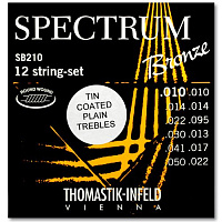 THOMASTIK Spectrum SB210T струны для двенадцатиструнной гитары 10-50, бронза