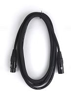 AuraSonics XMXF-3B кабель микрофонный XLR(F)-XLR(M), длина 3 метра, цвет черный