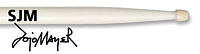 VIC FIRTH SJM  барабаннные палочки Jojo Mayer, деревянный наконечник "бочонок", материал - гикори, длина 15 21/64", диаметр 0,577"