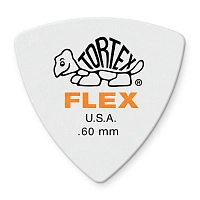 Dunlop 456P060 Tortex Flex Triangle 6Pack  медиаторы, толщина 0,6 мм, 6 шт.